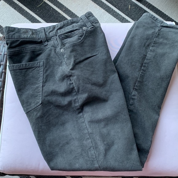 American Eagle Outfitters Superstretch charcoal gray corduroy pants size 4 - Picture 7 of 10
